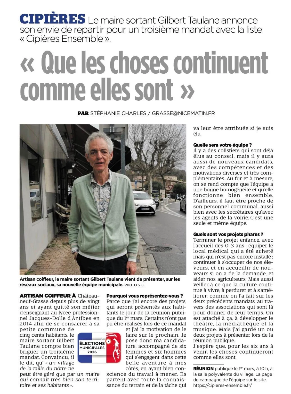 Article Nice Matin